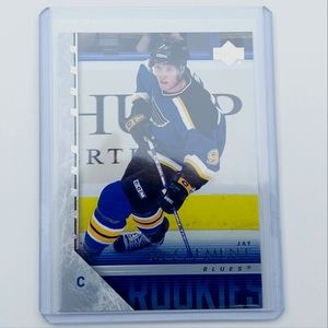 Jay McClement Upper Deck Young Guns Rookie Card 2005/06 Card #224 Blues